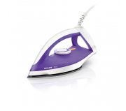 Bàn là khô Philips (Hà Lan) GC122/39 (1200W/Diva/Tím/Chống dính/Ko xoắn dây/Rãnh cúc/Tự ngắt/24 Tháng)