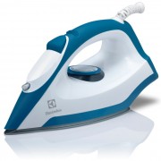 Bàn là khô Electrolux (Thụy Điển) EDI2004 (1300W/40ml/Trắng Xanh/Phun tia/Chống dính/Ko xoắn dây/Rãnh cúc/Tự ngắt/24 Tháng)